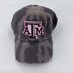 Texas A&M Camo Unisex Hunting / Utility Cap by Kbethos Vintage